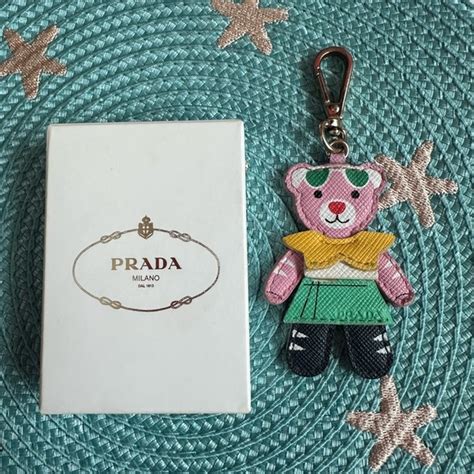 replica prada bear keychain|prada keychains.